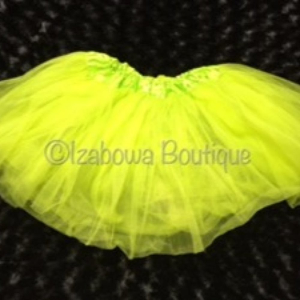 Yellow Neon Tutu (2)  TUTUNYLW  NWT Boutique